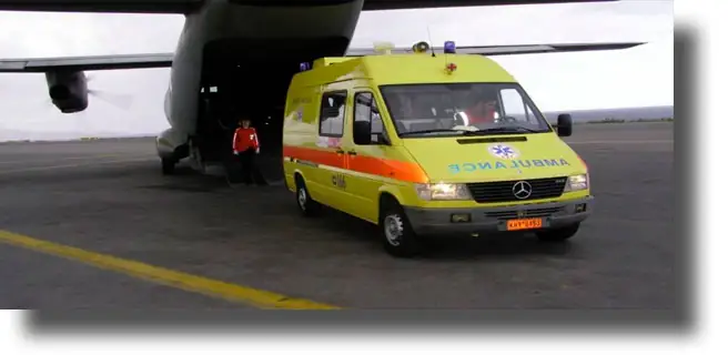 ΠΑΤΜΟΣ: Αεροδιακομιδή 51χρονου στο Νοσοκομείο Σύρου