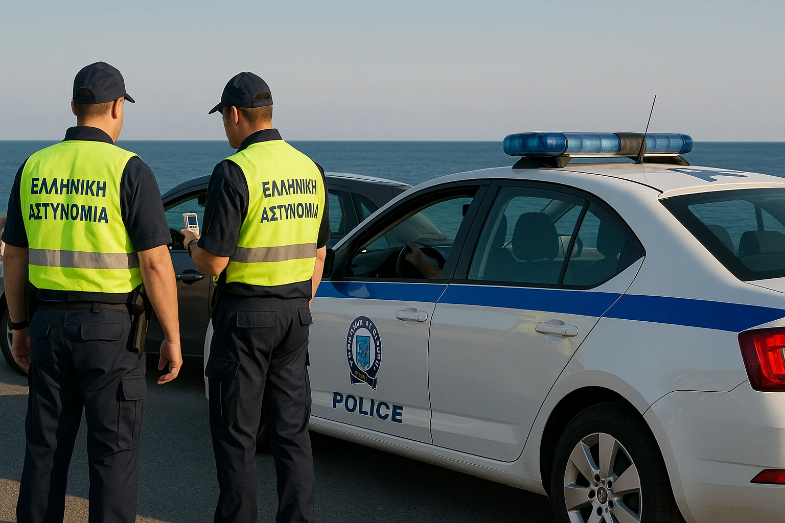 Leros: Motorist arrested after collision – Τwo held for alleged drink-driving