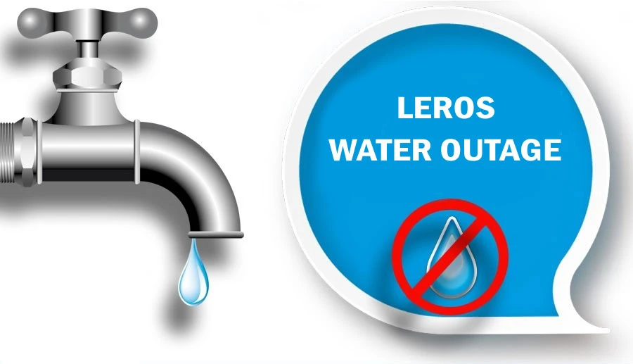 Leros: water supply cut on Friday 29 August – see affected areas